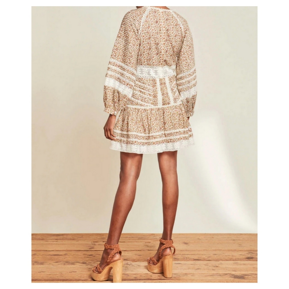 VERONICA BEARD Stone Multi Addilyn Dress Womens Size 0 - Picture 5 of 6